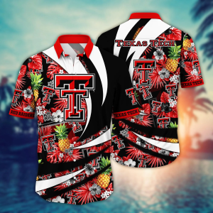 Texas Tech Red Raiders NCAA Hawaiian Shirt Umbrellas (For Sun) KLA Shirt