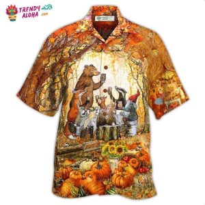 Thanksgiving Grateful Thankful And Blessed Hawaiian Shirt – Trendy KLA