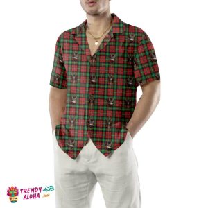 The Christmas Trophy Hawaiian Shirt, Plaid Christmas Shirt, Best Christmas Gift Idea