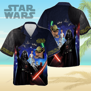 The Essence of Star Wars Showcased on 3D Hawaiian Attire
