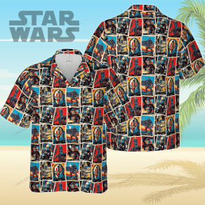 The Mandalorian Legacy Captured on 3D Hawaiian Star Wars Shirt
