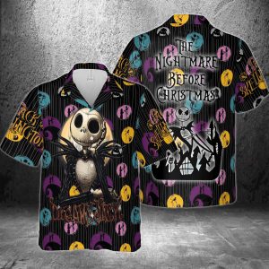 The Nightmare Before Christmas Dreamy Jack Hawaiian 3D Shirt