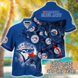 Toronto Blue Jays MLB Summer Hawaii Shirt And Tshirt Custom KLA Shirt