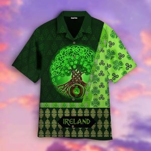 Tree Irish St Patricks Day Hawaiian Shirt For