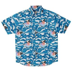 Tropical 3D Cow Trendy Hawaiian Shirt, Cow Trendy Hawaiian Shirt For Summer Gifts