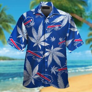 Tropical Buffalo Bills Short Sleeve Button Up Hawaiian Shirt Supreme