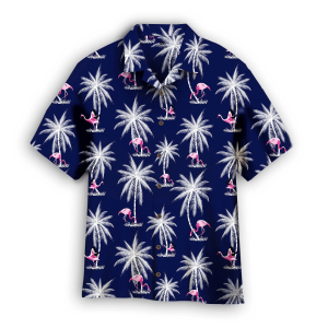 Tropical Flamingo And Palm Tree Hawaiian Shirt For KLA Shirt