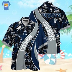 Tropical Pattern With NFL Dallas Cowboys Hawaiian Shirt