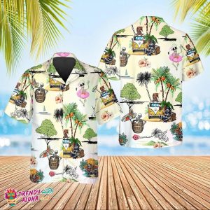 Tropical Skull Funny Beach Theme KLA Hawaiian Shirt for Summer Wear