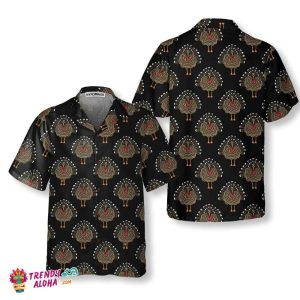 Turkey For Thanksgiving Celebration Hawaiian Shirt, Funny Turkey Gobble Shirt, Gift For Thanksgiving Day