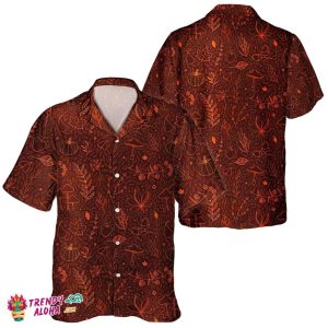 Turkey Lover Unisex Hawaiian Shirt Celebrating Thanksgiving Day Fall