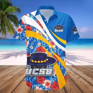 Uc Santa Barbara Gauchos Hawaii Shirt Hibiscus Sport Style – NCAA