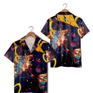 Umbreon Pokemon Hawaiian Shirt Holiday Family Outfits KLA Beach Shirt