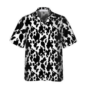 Unique Seamless Cow Print 3D Hawaiian Shirt Vibrant Design