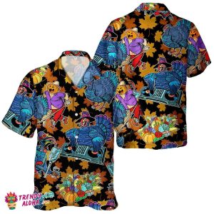 Unisex Thanksgiving Turkey Lover Commemorative Hawaiian Shirt