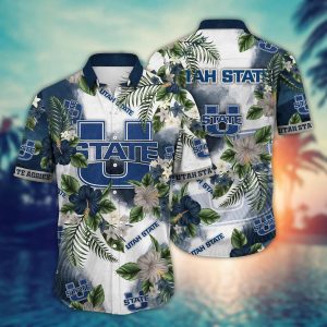 Utah State Aggies NCAA Hawaiian Shirt Beer Gardenstime KLA Shirt