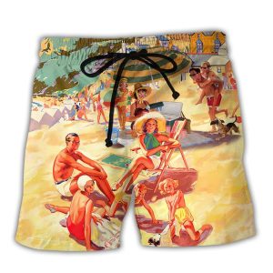Vacation Family Funny Summer Trendy KLA Hawaiian Beach Shorts