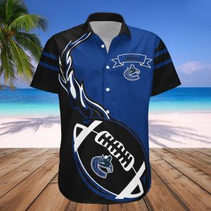Vancouver Canucks Hawaii Shirt Flame Ball – NHL