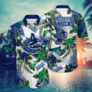 Vancouver Canucks NHL Hawaiian Shirt Air Conditioningtime KLA Shirt