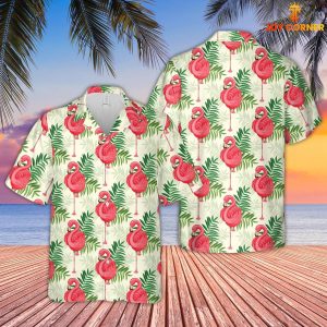 Vibrant Flamingo Patterns Classic Hawaiian Shirt 3D Printed