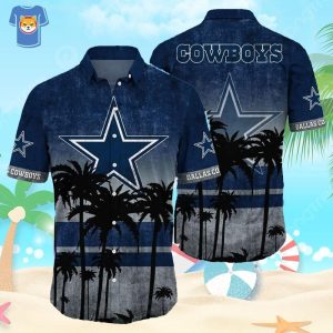 Vintage Dallas Cowboys Hawaiian Shirt Ideal for Seaside Enthusiasts