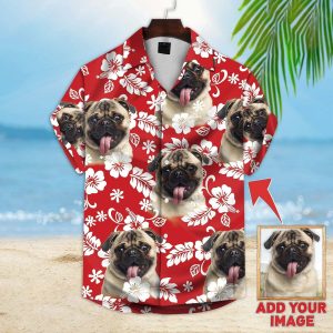 Wacky Face Wonderland: Custom Funny Hawaiian Shirt