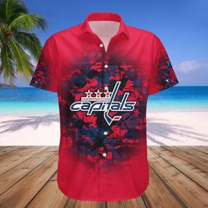 Washington Capitals Hawaii Shirt Camouflage Vintage – NHL
