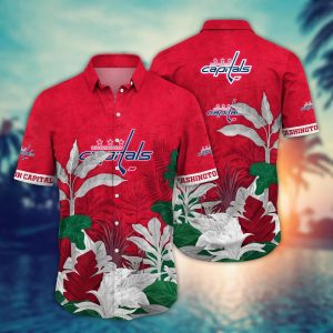 Washington Capitals NHL Hawaiian Shirt Break Soccer League Shirts