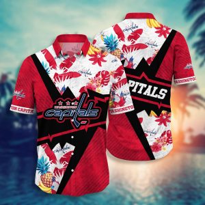 Washington Capitals NHL Hawaiian Shirt High Temperatures KLA Shirt