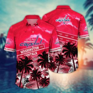 Washington Capitals NHL Hawaiian Shirt Long Daystime KLA Shirt