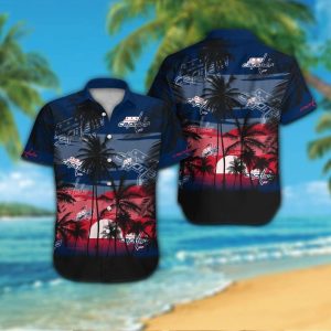 Washington Capitals Short Sleeve Button Up Tropical Shirt Hawaiian Shirt