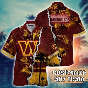 Washington Commanders NFL Hawaiian Shirt Custom Picnics KLA Shirt
