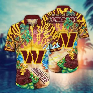 Washington Commanders NFL Hawaiian Shirt Golden Hourtime KLA Shirt