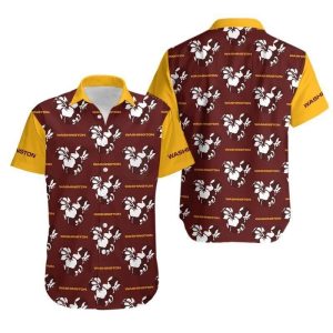 Washington Football Team Mickey And Flowers Hawaii Shirt And Shorts