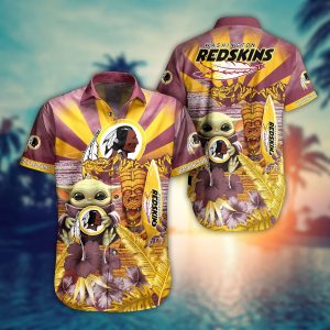 Washington Football Team NFL Baby Yoda Hawaiian Shirt: Cool and Cute