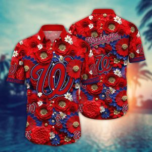 Washington Nationals MLB Hawaiian Shirt Trending For This Summer Customize Shirt Any Team