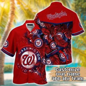 Washington Nationals MLB Summer Hawaii Shirt And Tshirt Custom KLA Shirt