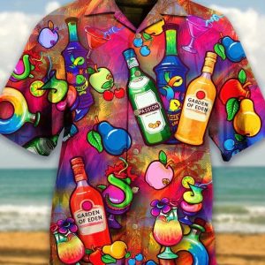 Wine Fruit Love It Trendy Hawaiian Shirt, Funny Trendy Hawaiian Shirt, Trendy Hawaiian Shirt Women Man, Hawaii Shirt Party Summer, Hawaiian Set Gift, Gift Party.