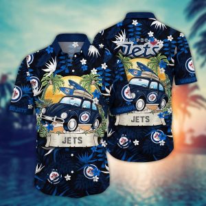 Winnipeg Jets NHL Hawaiian Shirt Lush Greenerytime KLA Shirt