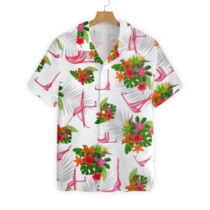 Yoga Flamingo Hawaii Shirt Hibiscus Yoga Flamingo Hawaiian Shirt Flamingo KLA Shirt