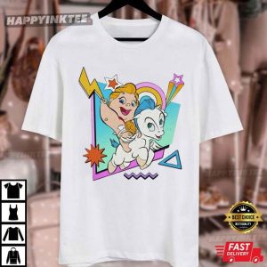 Baby Hercules And Pegasus Retro 90s Comfort Colors T-Shirt