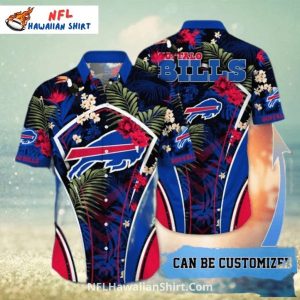 Bills Aloha Shirt – Tropical Floral With Customizable Features